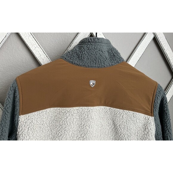 Kuhl Prism Women's L Half Zip Sherpa Fleece Jacket Color Block - Picture 7 of 8